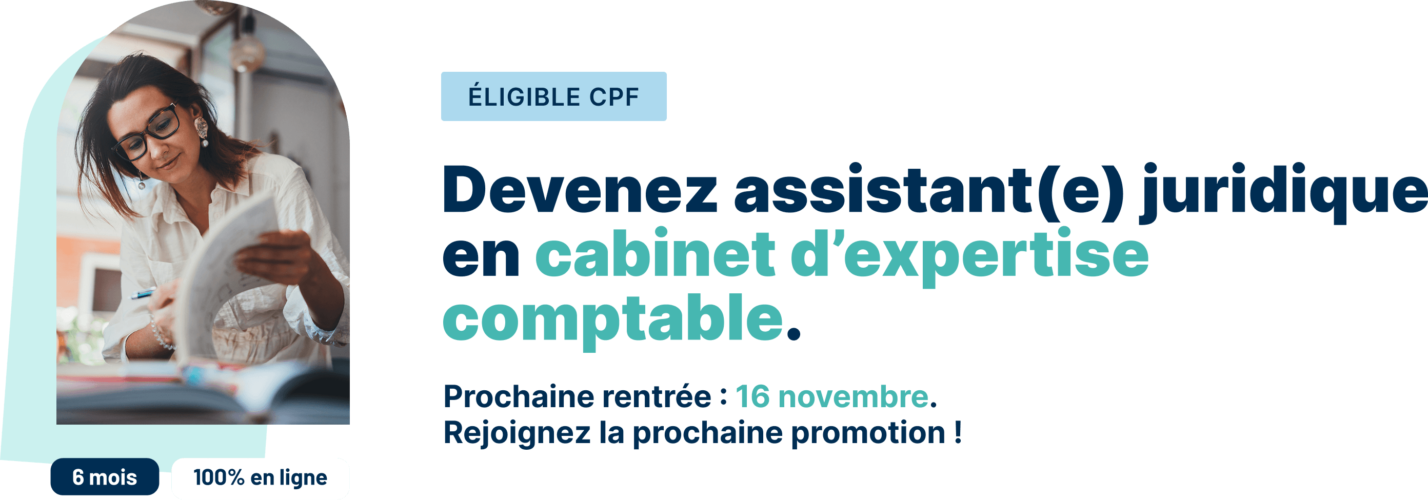 Devenez assitant(e) juridique en cabinet d'expertise comptable